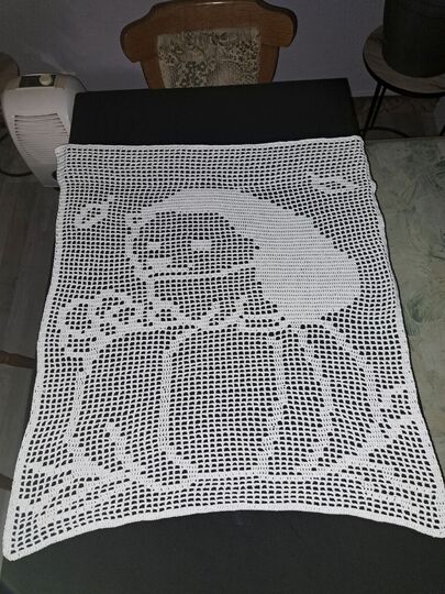 Tischläufer Igel häkeln