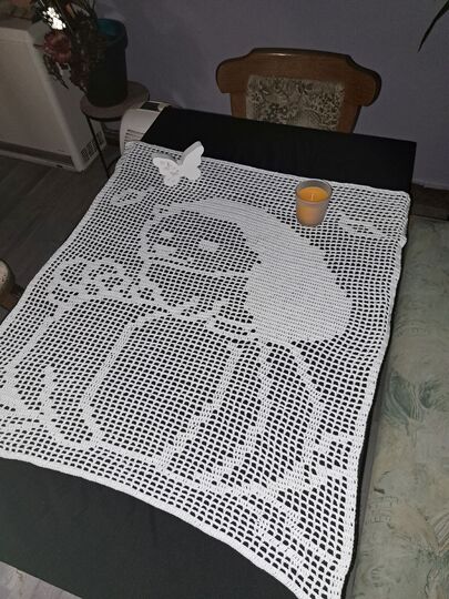 Tischläufer Igel häkeln