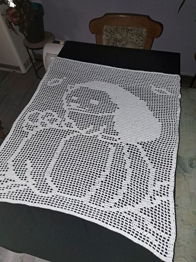 Tischläufer Igel häkeln