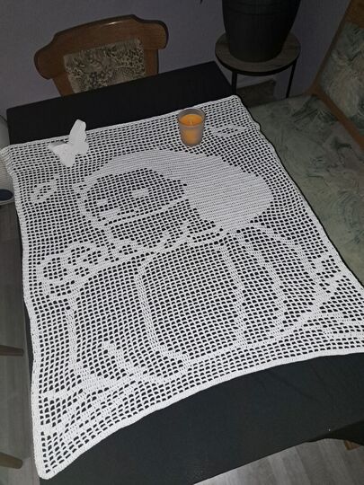 Tischläufer Igel häkeln