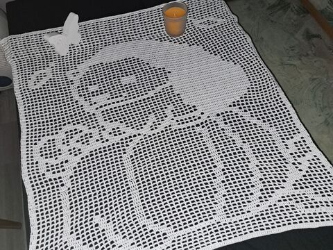 Tischläufer Igel häkeln