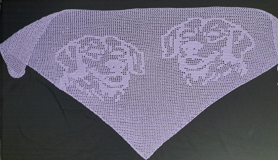 Anleitung Motivtuch Golden Retriever