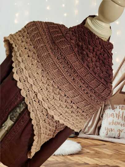 tiefes Dreieckstuch - Dezembertraum