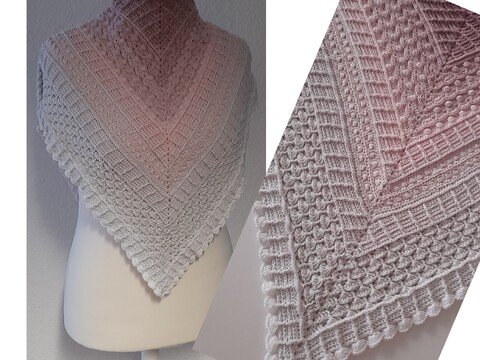 tiefes Dreieckstuch - Dezembertraum