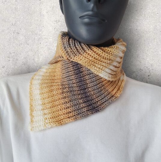 Strickanleitung Halssocke, Schalkragen, Neckwarmer, Kragenschal  #355