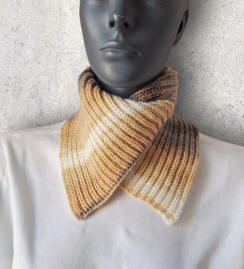 Strickanleitung Halssocke, Schalkragen, Neckwarmer, Kragenschal  #355