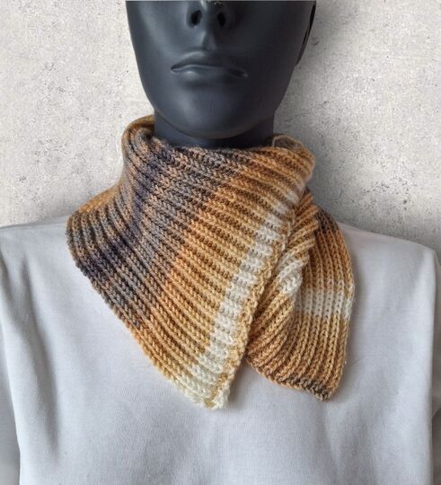 Strickanleitung Halssocke, Schalkragen, Neckwarmer, Kragenschal  #355