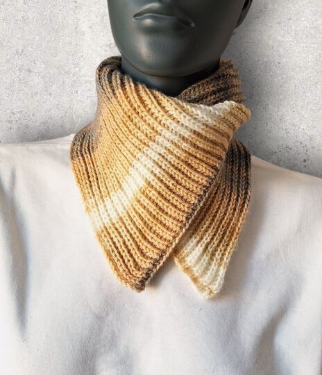 Strickanleitung Halssocke, Schalkragen, Neckwarmer, Kragenschal  #355