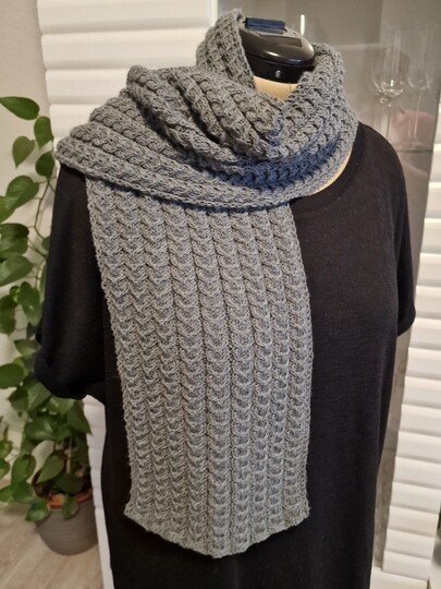 Strickanleitung für den Herrenschal "Stefan"