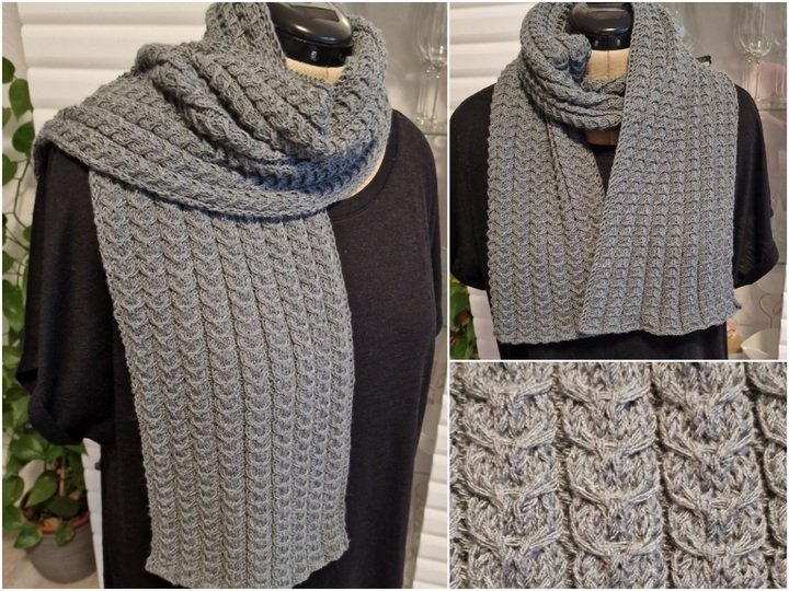 Strickanleitung für den Herrenschal "Stefan"