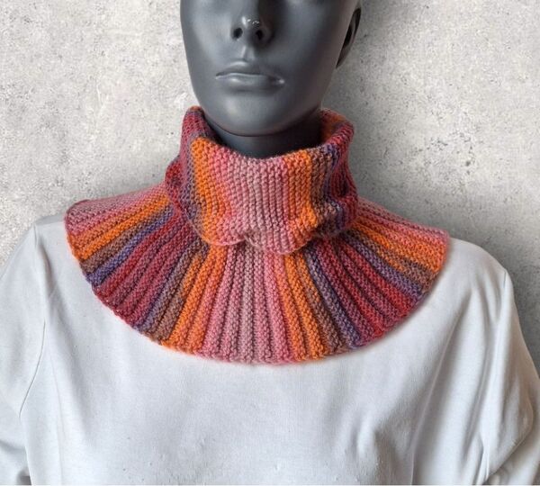 Strickanleitung Halssocke, Neckwarmer mit verzopftem Kragen  #356