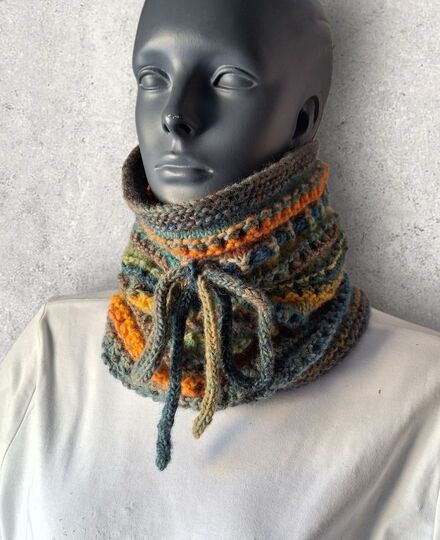 Strickanleitung Schlauchschal, Snood, ideal für kalte Wintertage   #357
