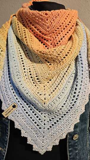 Dreieckstuch häkeln – „Rici’s schnelle Nummer“