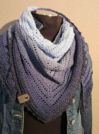 Dreieckstuch häkeln – „Rici’s schnelle Nummer“