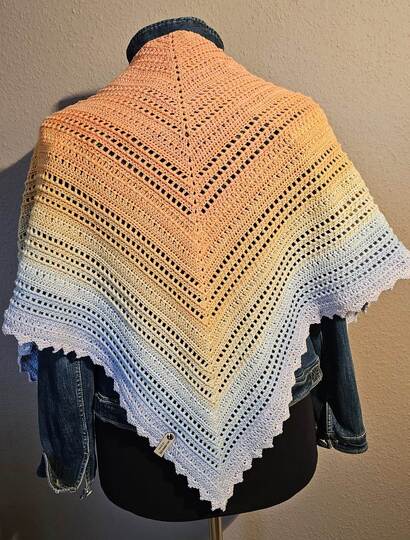 Dreieckstuch häkeln – „Rici’s schnelle Nummer“