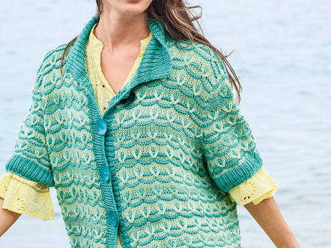 Jacke mit Hebemaschen