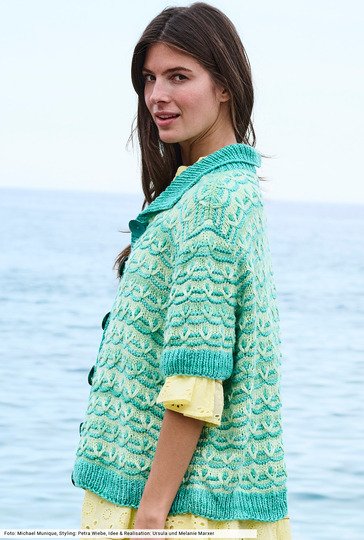 Jacke mit Hebemaschen