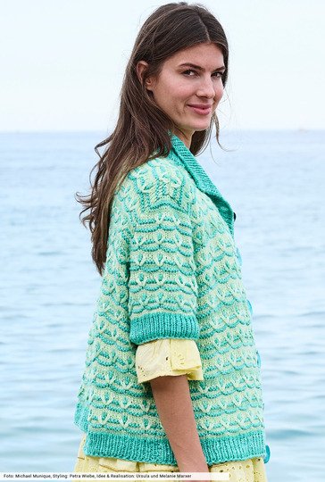 Jacke mit Hebemaschen