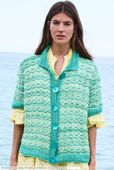 Jacke mit Hebemaschen