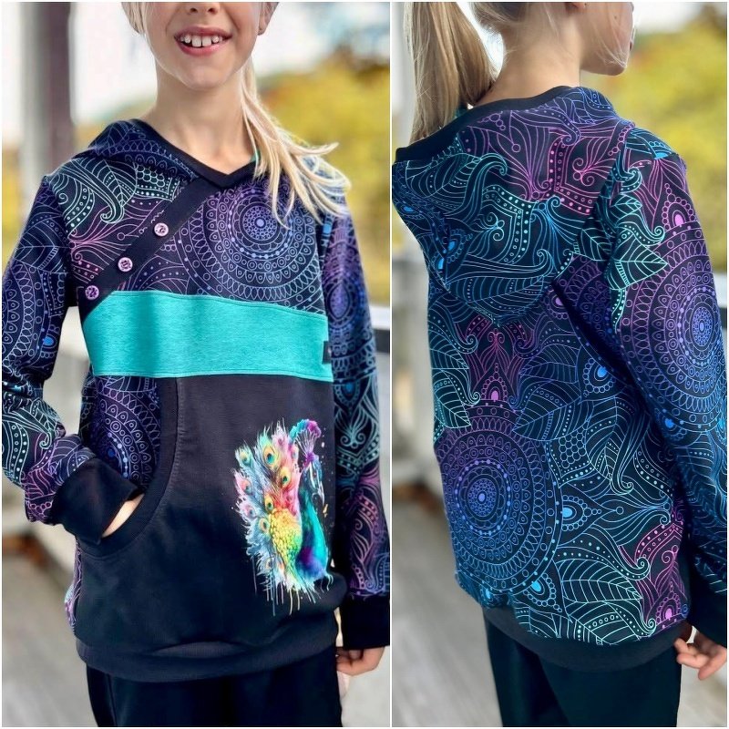 E-Book Schnittmuster Badalu Hoodie Gr. 80 bis 164 - Bild 5