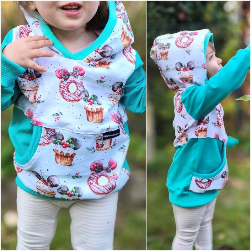 E-Book Schnittmuster Badalu Hoodie Gr. 80 bis 164 - Bild 11