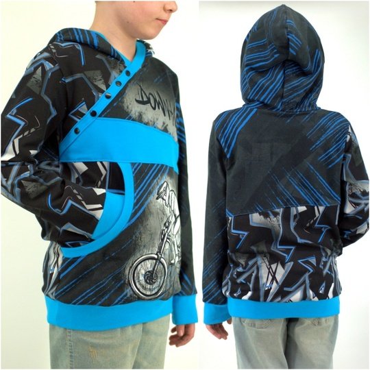 E-Book Schnittmuster Badalu Hoodie Gr. 80 bis 164