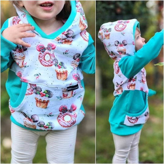 E-Book Schnittmuster Badalu Hoodie Gr. 80 bis 164