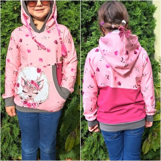 E-Book Schnittmuster Badalu Hoodie Gr. 80 bis 164