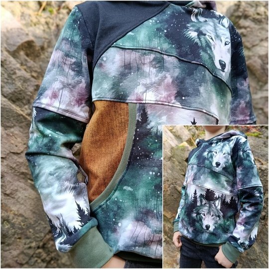 E-Book Schnittmuster Badalu Hoodie Gr. 80 bis 164