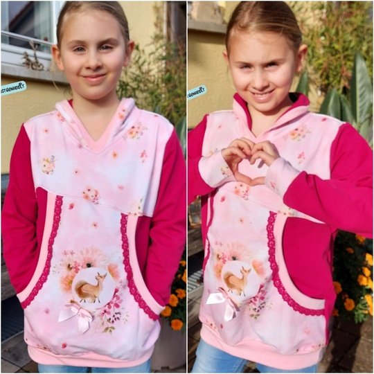 E-Book Schnittmuster Badalu Addon zum Kragenpullover Gr. 80 bis 164