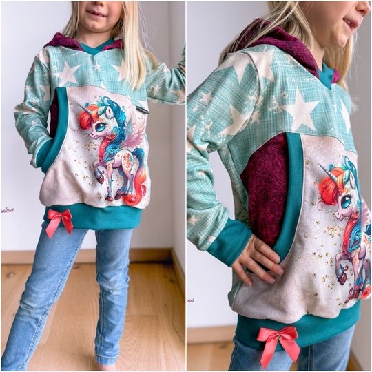 E-Book Schnittmuster Badalu Addon zum Kragenpullover Gr. 80 bis 164