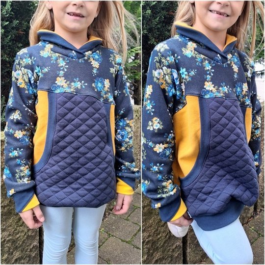 E-Book Schnittmuster Badalu Addon zum Kragenpullover Gr. 80 bis 164