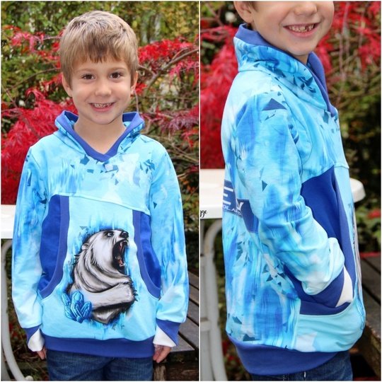 E-Book Schnittmuster Badalu Addon zum Kragenpullover Gr. 80 bis 164