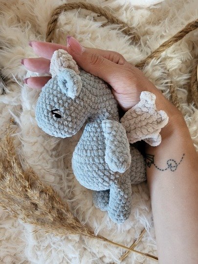 Crochet Pattern Dante Dragon PDF