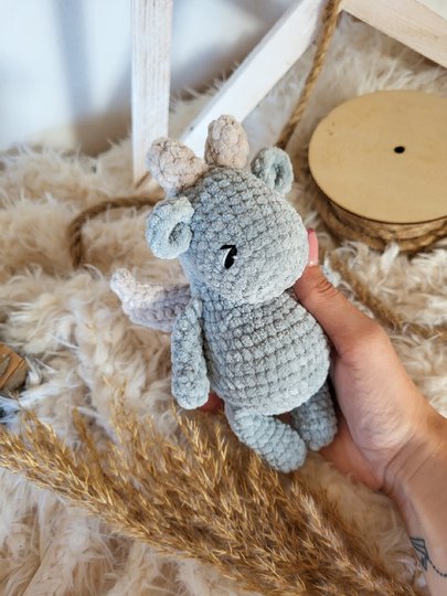 Crochet Pattern Dante Dragon PDF