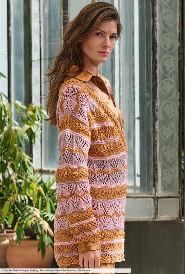 Longpulli im Streifemix