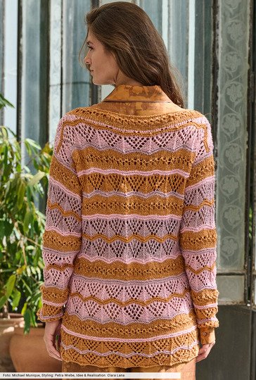 Longpulli im Streifemix