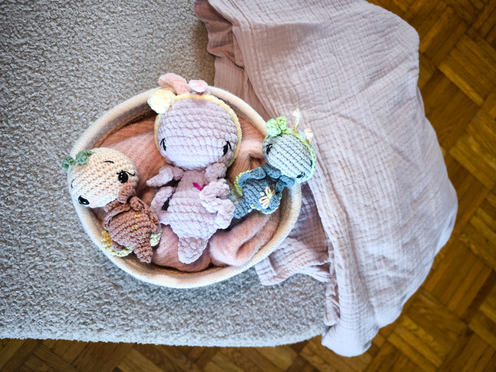 Crochet Pattern Evie Springtime Beetle & Butterfly PDF