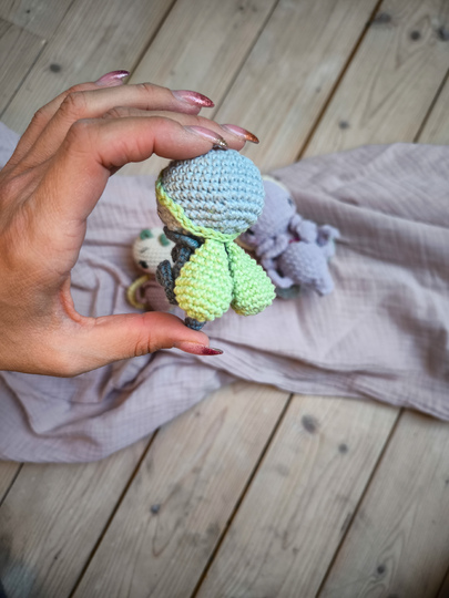 Crochet Pattern Evie Springtime Beetle & Butterfly PDF