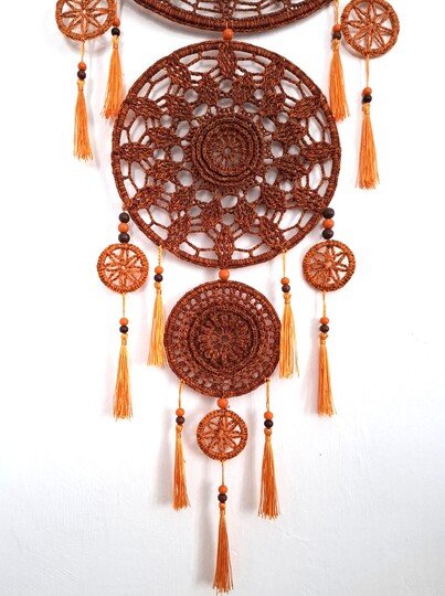 Häkelanleitung großer Traumfänger / Mandalas / Dreamcatcher