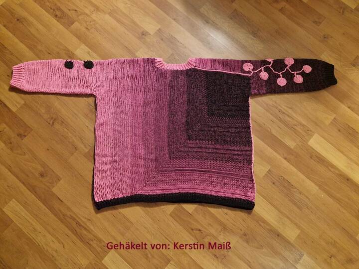 Frauhohmanns Häkelpullover "SchulterBlick"