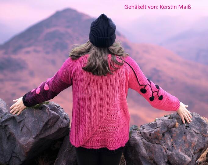 Frauhohmanns Häkelpullover "SchulterBlick"