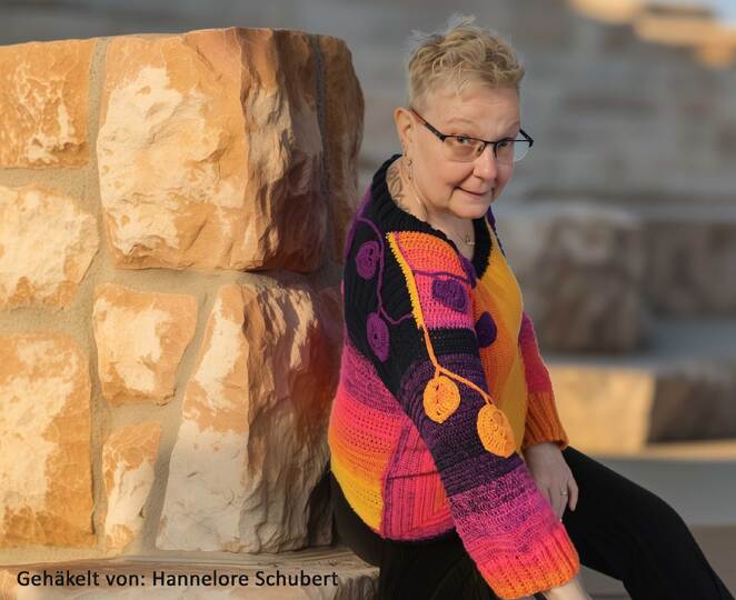 Frauhohmanns Häkelpullover "SchulterBlick"