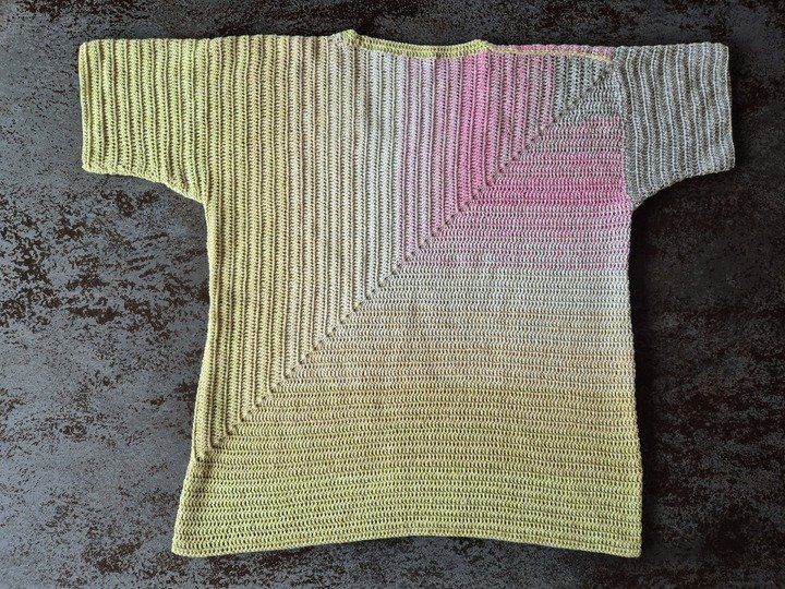 Frauhohmanns Häkelpullover "SchulterBlick"