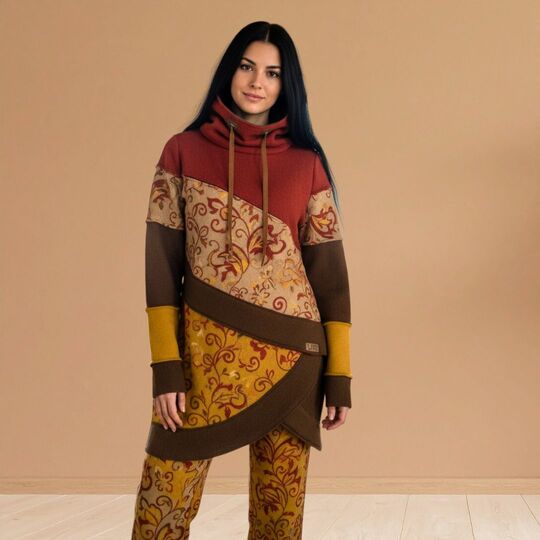 Pattern for women's shirt Lani, sizes 34-54, standard height 1.68 m