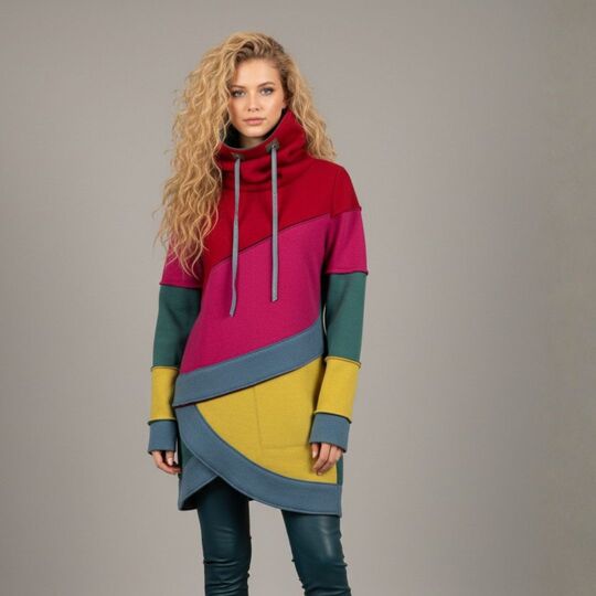 Schnittmuster Damenshirt Lani Gr. 34-54 Normalgröße 1,68m