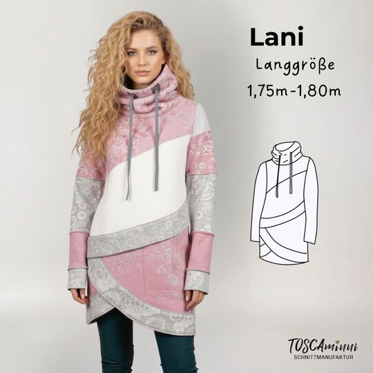 Schnittmuster Shirt Lani Gr. 34-54 Extra Kurzgröße 1,51-1,56m