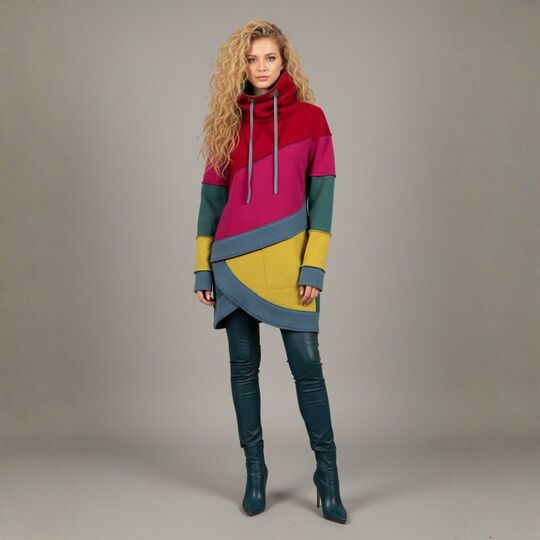 Schnittmuster Shirt Lani Gr. 34-54 Langgröße 1,75-1,80m