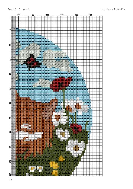 Sleeping Ginger Cat Cross Stitch Pattern | Daycare & Nursery Wall Decor - Image 4