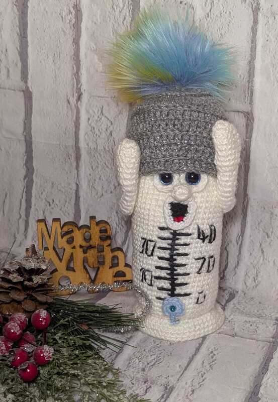 Häkelanleitung für "Frosty das Kälteschock Thermometer" - Bild 2